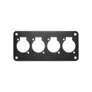Patchbay 4-way D-type (for DIY & Pedaltrain)
