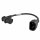 IEC extension cord, angled plug, 30 cm
