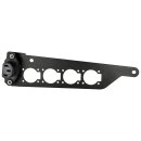 Patchbay 4-way D-type & IEC (for Ascend Pedalboards)