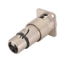 Neutrik XLR-Durchführung (Male) D-Norm Modul